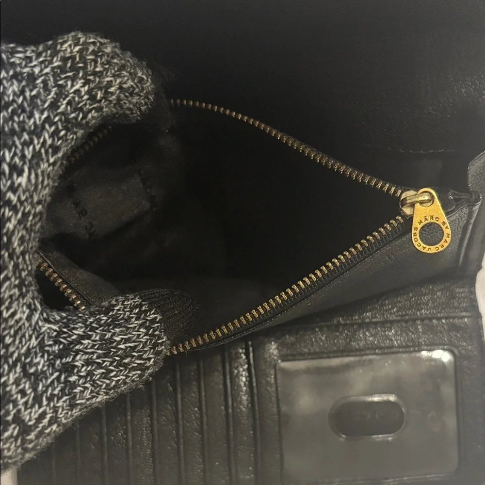 Marc by Marc Jacobs Black Leather Clutch EUC